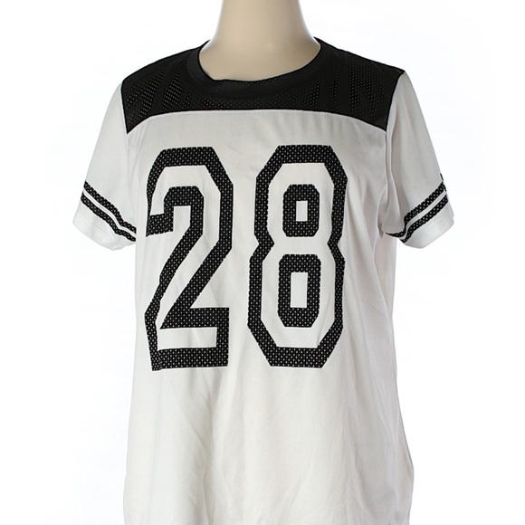 “28” Jersey in Black and White - Picture 1 of 2